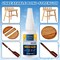 Wood Glue,Extra Strong Wood Glue for Woodworking,100g Fast Drying Super Glue for Wood,Clear Wood Glue for Furniture Heavy Duty,Furniture Glue for Garden, Crafts, DIY, Balsa,Interior & Outdoor